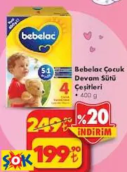 BEBELAC ÇOCUK DEVAM SÜTÜ ÇEŞİTLERİ 400 G